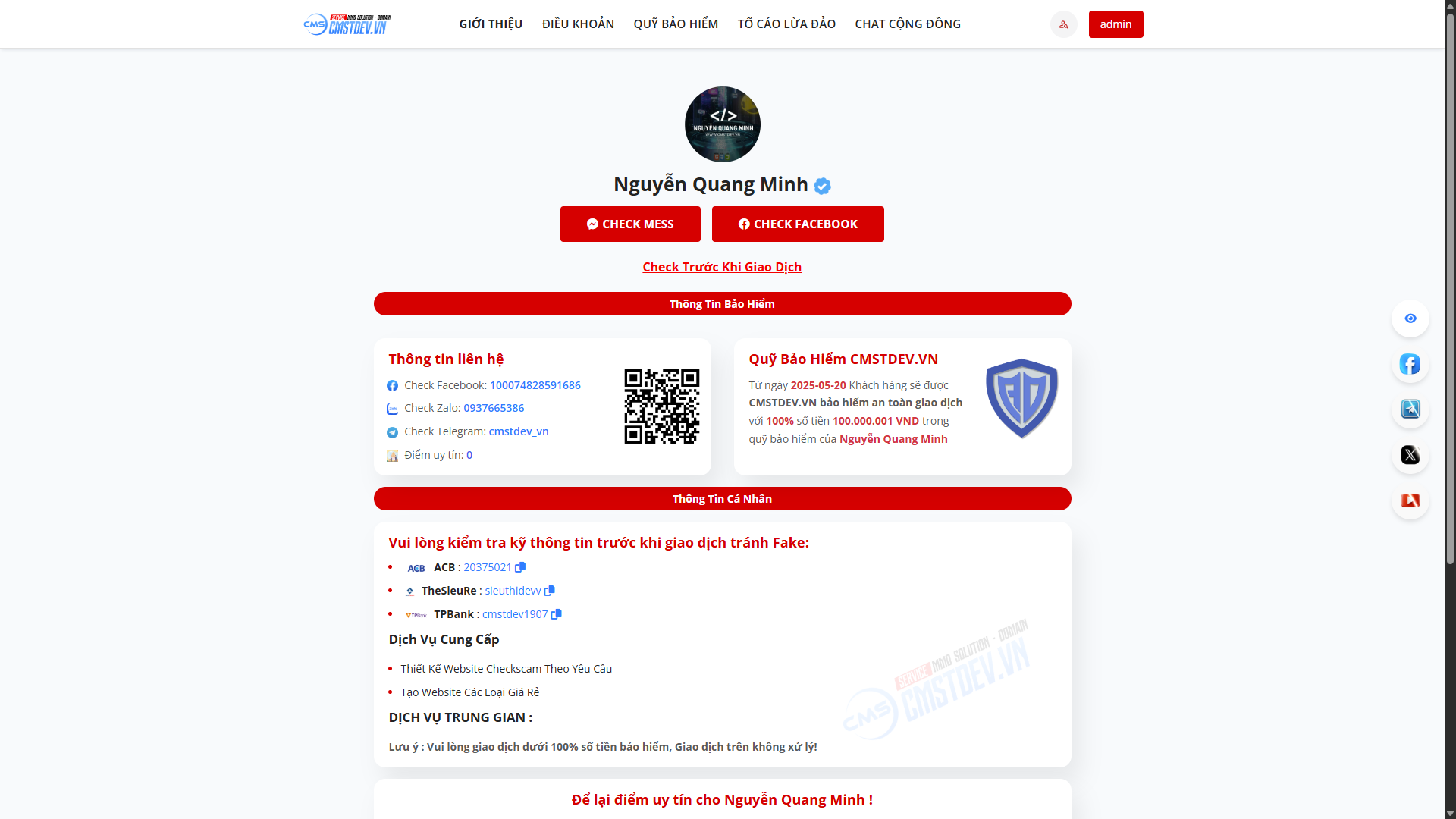 Checkscam V7.1 tích hợp 8 giao diện + 5 template bot telegram, chống all bug ở thời điểm hiện tại