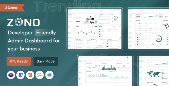 Zono Bootstrap Admin Dashboard Full Theme